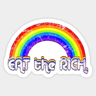 Eat The Rich Sticker